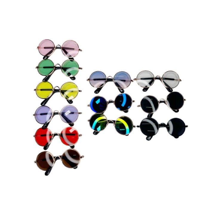 Anteojos para gato y perro- LENTES DE SOL REDONDOS