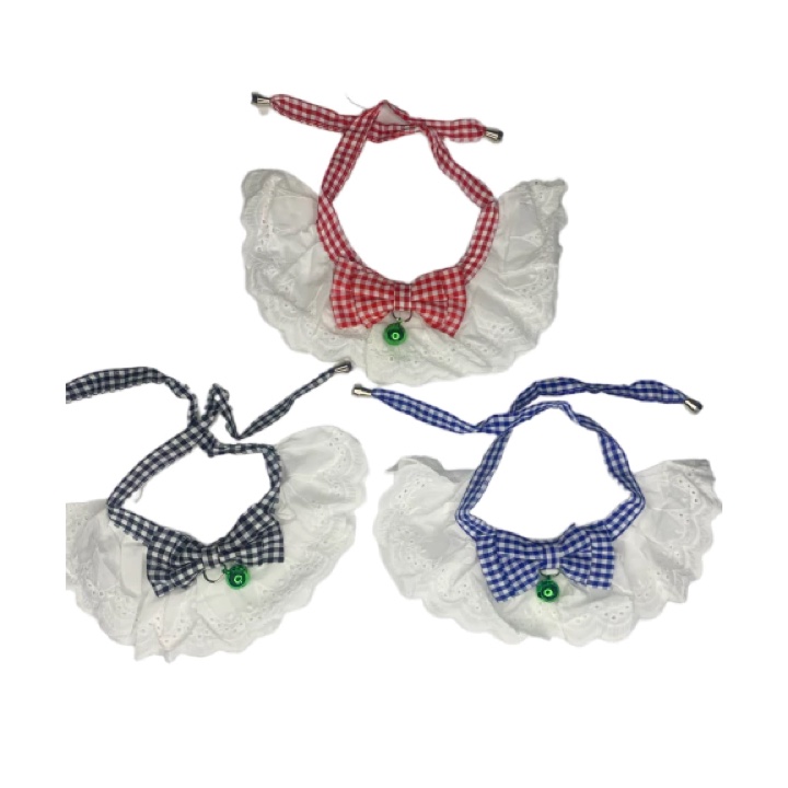Collar corbata con bobo y cascabel