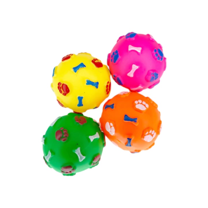 Pelota chifle con huesitos y patitas