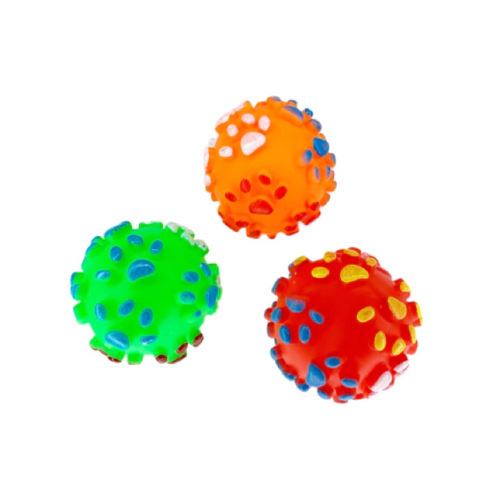 Pelota pinches con huellitas