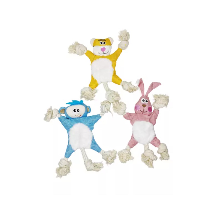 Peluche Animalitos con Soga y Chifle